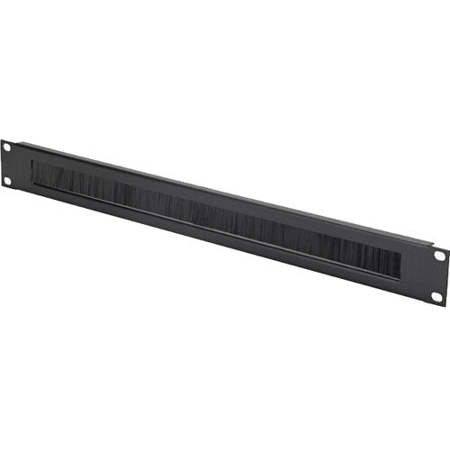 On-Stage Rack Brush Panel (Black, 1 RU)