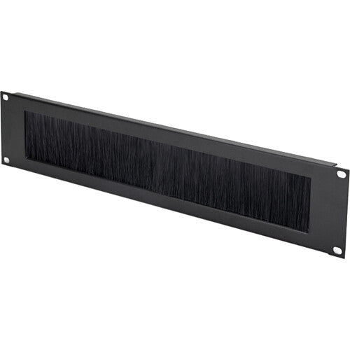 On-Stage Rack Brush Panel (Black, 2 RU)