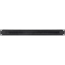 On-Stage Rack Brush Panel (Black, 1 RU)