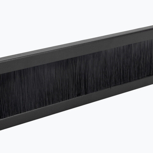 On-Stage Rack Brush Panel (Black, 1 RU)