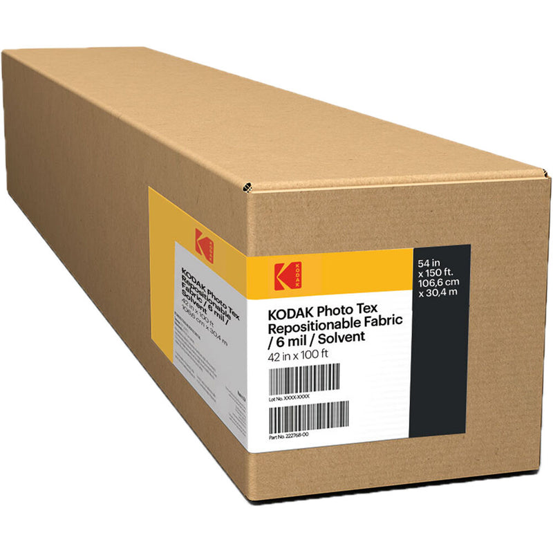 Kodak Photo Tex Solvent Inkjet Fabric (42" x 100' Roll)