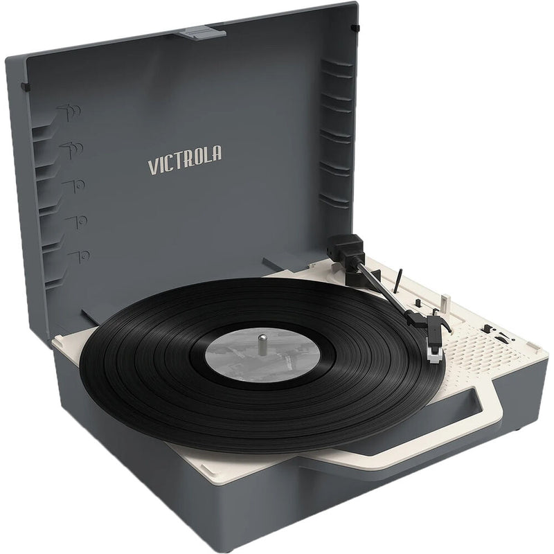 Victrola VSC-725SB Re-Spin Manual Three-Speed Turntable with Bluetooth (Gray)