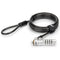 Rocstor Rocbolt N19 Security Cable with 4-Digit Combination Lock for Nano-Shaped Slots (Black)