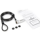 Rocstor Rocbolt N19 Security Cable with 4-Digit Combination Lock for Nano-Shaped Slots (Black)