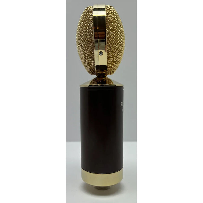 Pinnacle Microphones FAT Top II Ribbon Microphone Deluxe (Brown Body / Gold Grille)