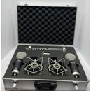 Pinnacle Microphones FAT Top II Ribbon Microphones (Pair, Black Body and Silver Grille, Lundahl LL2913 Transformer)