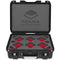 Foama N930 Wheeled Case for Set of Six Canon FD Lenses (Black and Red Insert)