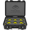 Foama N930 Wheeled Case for Set of Six Canon FD Lenses (Black and Yellow Insert)