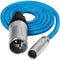 Kondor Blue Mini-XLR to XLR Camera Cable for BMPCC 6K Pro & Canon C70 (Kondor Blue, 3')