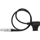 Kondor Blue D-Tap to LEMO 0B-Type 2-Pin Male Power Cable (Raven Black)