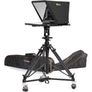 ikan PT4900S 19" PTZ Teleprompter, Pedestal, Dolly & OTTICA NDI HX PTZ Camera Kit