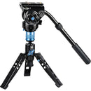 Sirui P-424FL 4-Section Carbon Fiber Monopod&nbsp;with VH-10 Video Head