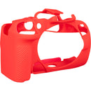 easyCover Silicone Protection Cover for Canon R10 (Red)