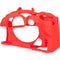 easyCover Silicone Protection Cover for Canon R10 (Red)