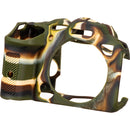 easyCover Silicone Protection Cover for Canon R7 (Camouflage)