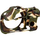 easyCover Silicone Protection Cover for Canon R7 (Camouflage)