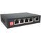 AViPAS AV-POE4 4-Port Gigabit PoE+ Compliant Unmanaged Switch