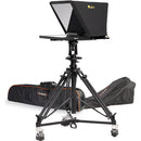 ikan PT4900S 19" PTZ SDI/HDMI Teleprompter, Pedestal & Dolly Kit