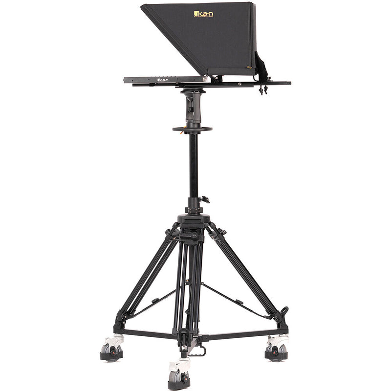 ikan PT4900S 19" PTZ SDI/HDMI Teleprompter, Pedestal & Dolly Kit