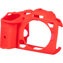 easyCover Silicone Protection Cover for Canon R7 (Red)