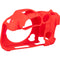 easyCover Silicone Protection Cover for Canon R7 (Red)