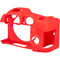 easyCover Silicone Protection Cover for Canon R7 (Red)