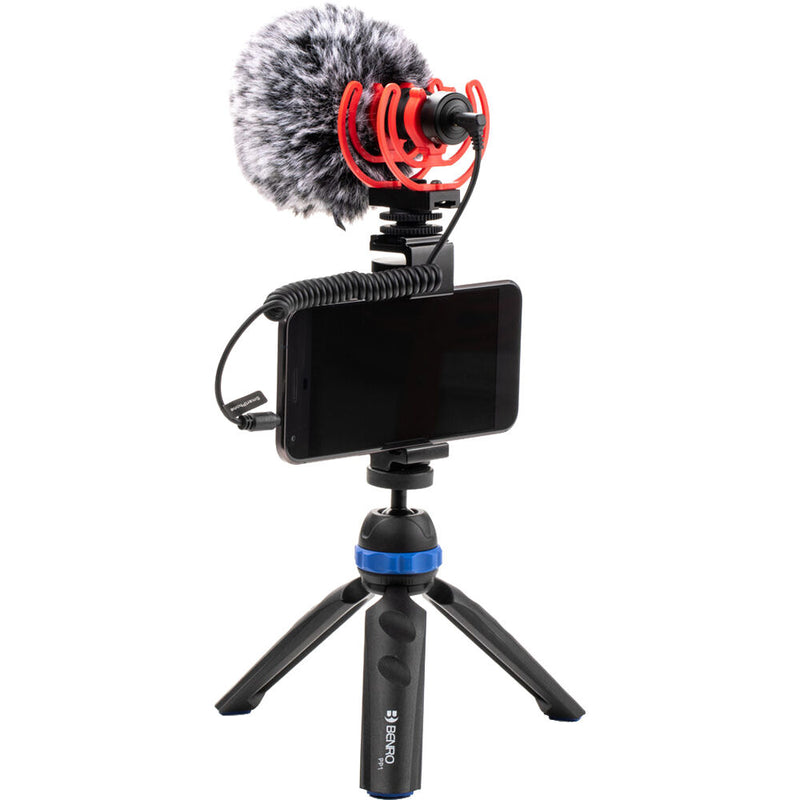 Saramonic Vmic Mini II Ultracompact Camera-Mount Shotgun Microphone with Dual Rycote Lyre Suspension & Furry Windscreen