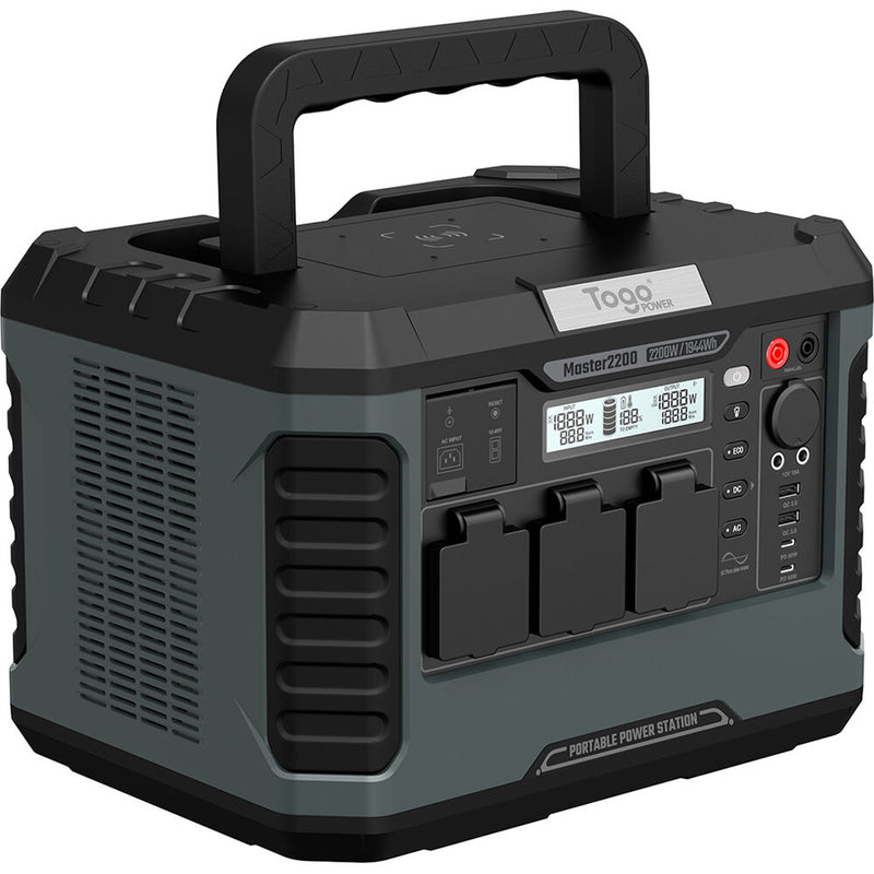 TogoPOWER Master 2200 Portable Power Station with UPS (2200W, 1944Wh Battery)