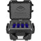 Foama N908 Case for 4 Filters with Foam Insert (Black/Blue)