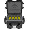 Foama N908 Case for 4 Filters with Foam Insert (Black/Yellow)