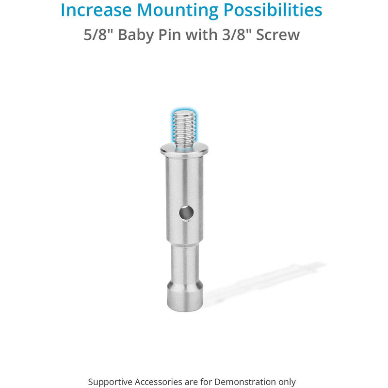 Proaim 5/8" Baby Pin with 3/8" Mounting Screw for Camera Support Accessories