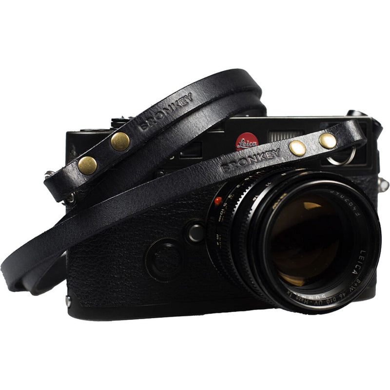 Bronkey Berlin 101 Leather Camera Strap (Black, 47.2")