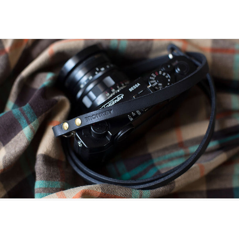 Bronkey Berlin 101 Leather Camera Strap (Black, 47.2")