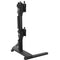 Atdec Freestanding Heavy-Duty Dual Vertical Monitor Mount (Black)