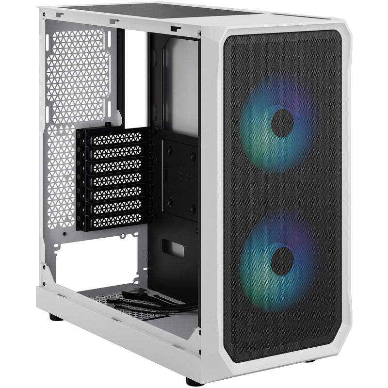 Fractal Design Focus 2 RGB Mid-Tower Case (White, Tempered Glass Window)