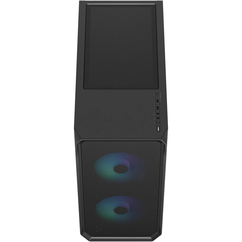 Fractal Design Focus 2 RGB Mid-Tower Case (Black, Tempered Glass Window)