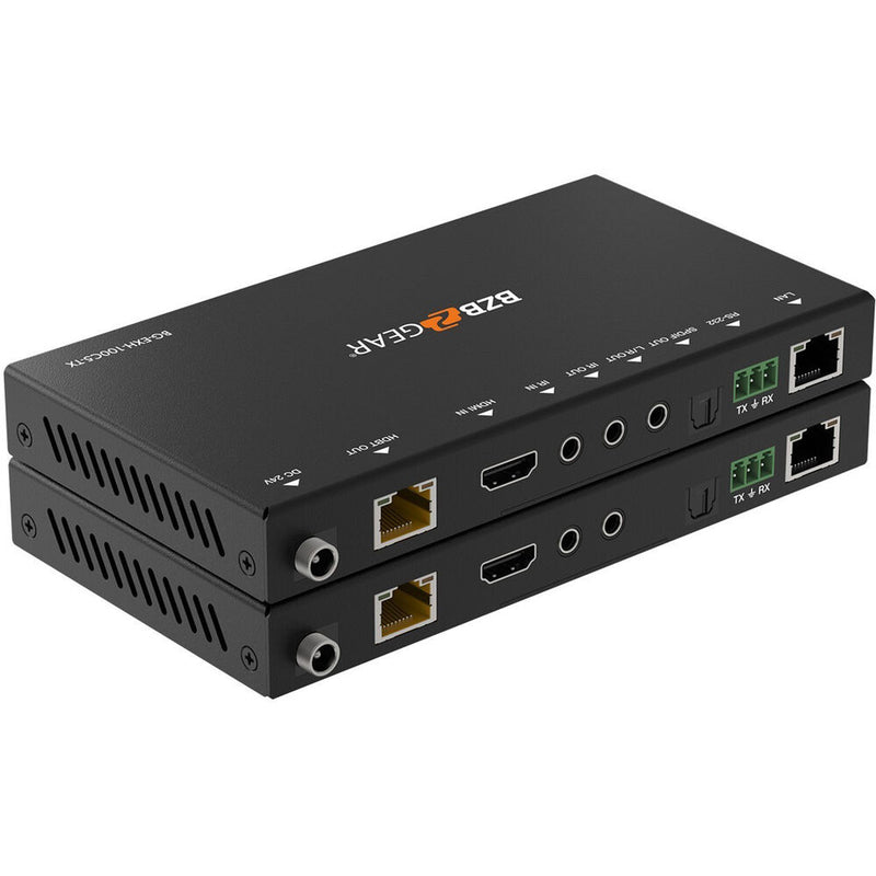 BZBGEAR 4K 18Gbps HDMI HDBaseT Extender with IR/ARC/POC/RS-232/Ethernet and Audio Embedding/De-Embedding