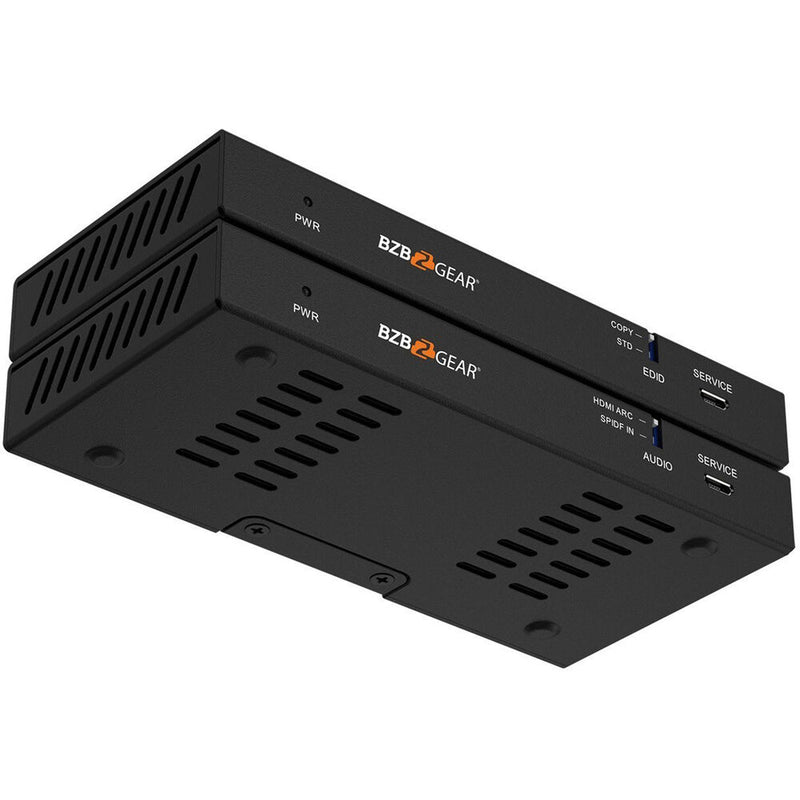 BZBGEAR 4K 18Gbps HDMI Extender with IR/ARC/POC/RS-232 and Audio Embedding/De-Embedding