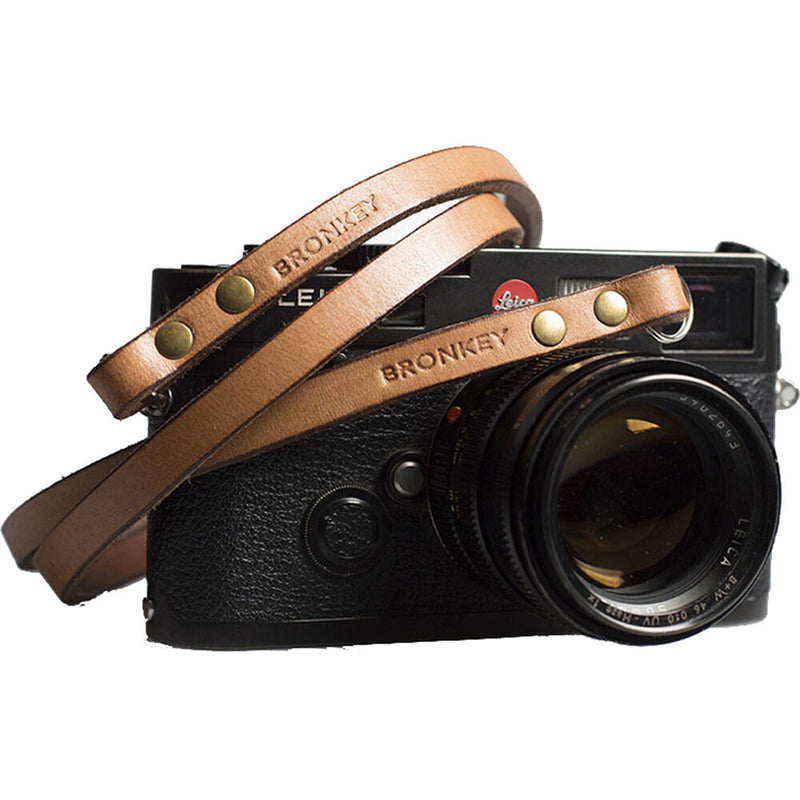 Bronkey Berlin 103 Leather Camera Strap (Tanned, 47.2")