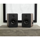 Victrola Premiere M1 2-Way Active Bluetooth Bookshelf Monitors (Espresso, Pair)