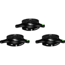 iFootage Q1S-B Seastars Quick Release System Q1S Bundle (3-Pack)