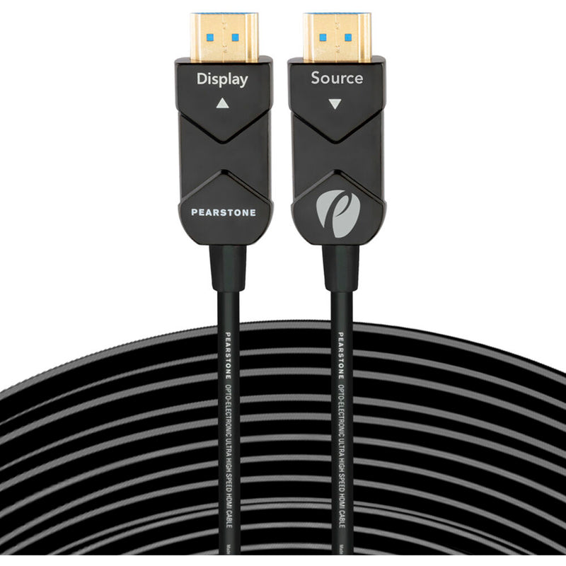 Pearstone 8K Hybrid Optical HDMI Cable (80')