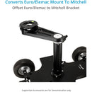 Proaim Euro/Elemac to Mitchell 4-Way Camera Leveller Offset Bracket