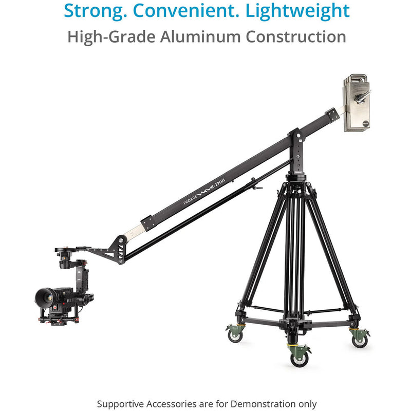 Proaim Agile Heavy-Duty Floor & Track Studio Dolly for Spiked Tripods