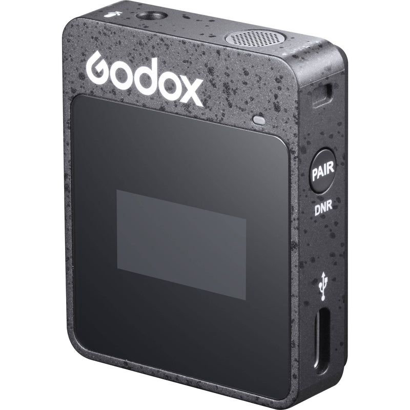 Godox MoveLink II M1 Compact Wireless Microphone System for Cameras & Smartphones with 3.5mm (2.4 GHz, Black)