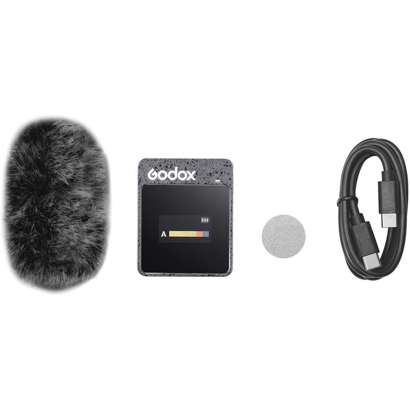 Godox MoveLink II Clip-On Wireless Microphone Transmitter (2.4 GHz, Black)