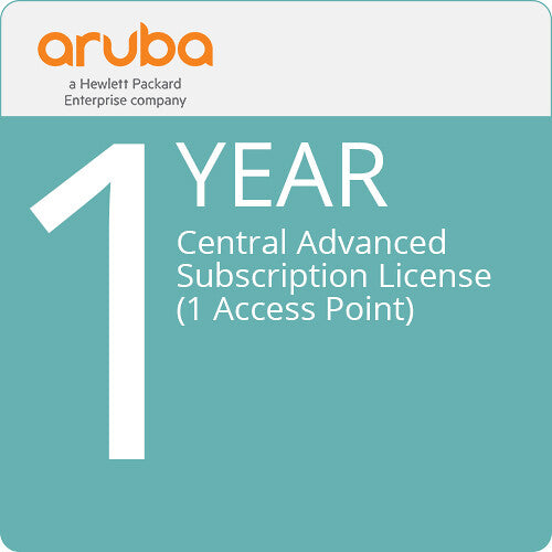 HPE Networking Central Advanced Access Point License (1-Year, 1 AP)