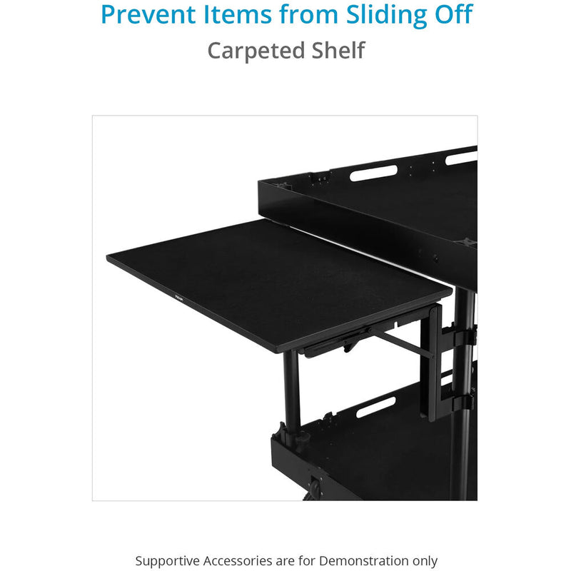 Proaim Wing Folding Side Shelf for Victor & Atlas Video Production Carts