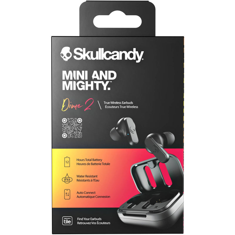 Skullcandy Dime 2 True Wireless In-Ear Headphones (True Black)