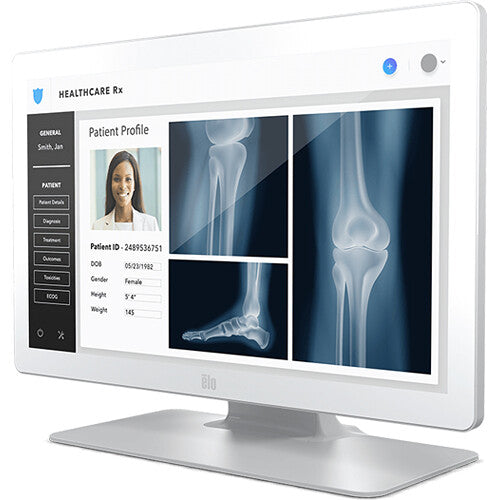 Elo Touch 2203LM 22" Full HD Medical Touchscreen Monitor with TouchPro (White, Includes Stand)